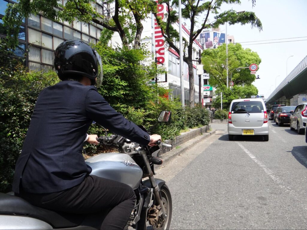 バイクによる調査
